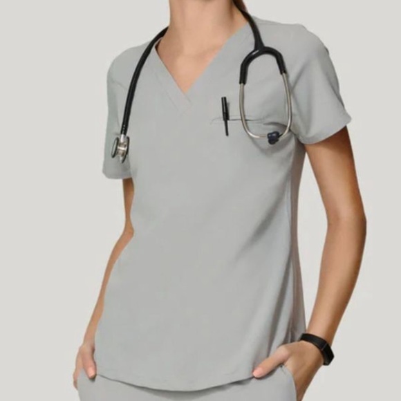 Gray Scrubs SET - Picture 1 of 4